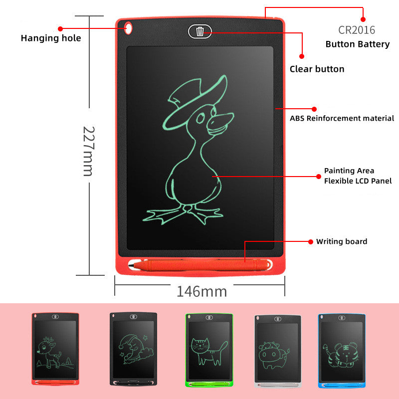 كمبيوتر لوحي للكتابة LCD للأطفال